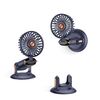 Ventilatore da tavolo pieghevole con rotazione a 360 gradi, mini ventilatore portatile ricaricabile da parete (blu)