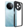 Custodia per telefono in TPU satinato + PC trasparente per vivo Y39 5G (nero)