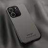 Custodia magnetica in pelle HUIYI per Redmi Note 14 4G 163,25 mm (grigio)