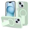 Custodia per iPhone 15 Plus con supporto invisibile e protezione MagSafe (verde)