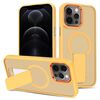 Custodia per iPhone 12 Pro con supporto invisibile e protezione MagSafe (arancione)