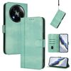 Custodia per telefono in pelle retrò con fibbia di giunzione per itel RS4 (menta)