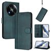 Custodia per telefono in pelle retrò con fibbia di giunzione per itel RS4 (verde scuro)