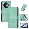 Custodia per telefono in pelle retrò con fibbia a giunzione per itel S24 (menta)