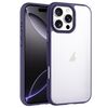 Custodia trasparente antiurto Phantom Frosted Airbag per iPhone 16 Pro Max (viola)