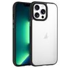 Custodia trasparente antiurto Phantom Frosted Airbag per iPhone 13 Pro Max (nera)