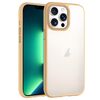 Custodia trasparente antiurto Phantom Frosted Airbag per iPhone 13 Pro Max (gialla)