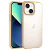 Custodia trasparente antiurto Phantom Frosted Airbag per iPhone 13 (gialla)