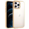 Custodia trasparente antiurto Phantom Frosted Airbag per iPhone 12 Pro Max (gialla)