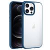Custodia trasparente antiurto Phantom Frosted Airbag per iPhone 12 Pro (blu)