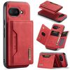 Custodia multi-carte DG.MING M2 Series per Google Pixel 9a + custodia magnetica per telefono (rossa)