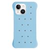 Custodia antiurto in PC con fori di dissipazione del calore per iPhone 14 Plus (blu chiaro)
