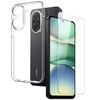 Per Xiaomi Redmi A5 4G 171,7 mm NORTHJO 2 in 1 Custodia protettiva in TPU per telefono cellulare, pellicola in vetro temperato (trasparente)
