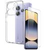 Per Xiaomi Redmi Note 14 5G NORTHJO 2 in 1 Custodia in TPU per telefono Pellicola protettiva in vetro temperato (trasparente)