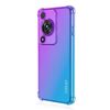Custodia per telefono in TPU con airbag sfumato Hat-Prince ENKAY per Huawei Nova Y72 / Y72S / Enjoy 70 (viola e blu)