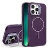Custodia per iPhone 13 Pro con supporto per obiettivo in silicone organico MagSafe (viola)