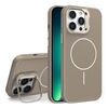 Custodia per iPhone 13 Pro con supporto per obiettivo in silicone organico MagSafe (oro deserto)