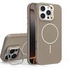 Custodia per iPhone 16 Pro Max con supporto per obiettivo in silicone organico MagSafe (oro deserto)