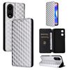 For Honor X5 Plus Cubic Grid Texture Flip Leather Phone Case(Silver)