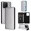 For Honor X5b / X5b Plus Cubic Grid Texture Flip Leather Phone Case(Silver)