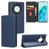 For Honor X9a / X40 / Magi5 Lite Cubic Grid Texture Flip Leather Phone Case(Blue)