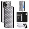 For Honor Play 50 / Play 50m Cubic Grid Texture Flip Leather Phone Case(Silver)