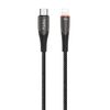 Cavo dati TOTU CB-17-PD da 30 W USB-C/Tipo-C a 8 pin con spegnimento intelligente, lunghezza: 1,2 m (opaco)