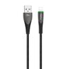 Cavo dati TOTU CB-17-L da 15 W USB a 8 pin con spegnimento intelligente, lunghezza: 1,2 m (ossidato)