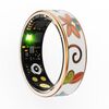 Anello intelligente R18 TAGLIA 6, supporta la frequenza cardiaca/ossigeno nel sangue/sonno/assistenza per la famiglia (oro rosa)