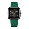 Orologio al quarzo in silicone con lega semplice e temperamento RUO LIN DO (verde)