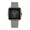 Orologio al quarzo in silicone con lega semplice e temperamento RUO LIN DO (grigio)