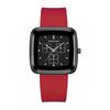 Orologio al quarzo in silicone con lega semplice e temperamento RUO LIN DO (rosso)