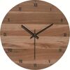 12-inch Imitation Wood Grain Texture Decorative Wall Clock Silent Quartz Clock Holiday Gift HR-CMW16