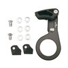 Deragliatore anteriore per bicicletta, piastra singola, positivo, negativo, guida catena, colore: albero centrale BB, modello nero