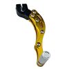 BSG-011 Universal CNC Aluminum Alloy Shift Lever Motorcycle Start Lever(Gold)
