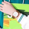 OURSTART PD705 Women Simple Quartz Watch(White Brown)
