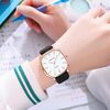 OURSTART PD705 Orologio al quarzo semplice da donna (bianco e nero)