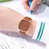 OURSTART PD705 Orologio al quarzo semplice da donna (marrone)
