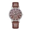 Orologio al quarzo con cinturino in pelle da uomo MODIYA (marrone)