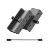 Mozzo con morsetto ORICO HCL-4C-Pro in lega di alluminio a 4 porte tipo C3.1 (nero)
