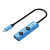 YCE V295 Adattatore HUB USB-C / Type-C 5 in 1 con docking station AI (blu)
