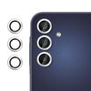 Per Samsung Galaxy A25 5G Klebol Pellicola in vetro temperato ultrasottile anti-sfarfallio per obiettivo della fotocamera individuale (argento)