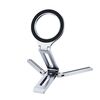 Supporto per telefono con treppiede magnetico pieghevole, supporto da scrivania per smartphone (argento)