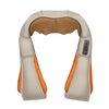 Scialle per massaggio riscaldato per auto, per uso domestico, per spalle e cervicale, spina UE (beige + arancione)