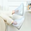 Copriscarpe monouso impermeabili in PVC per esterni, colore: bianco (taglia S 33-36)