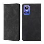 Per Oppo Realme GT NEO3 Skin Feel Magnetic Orizzontale Flip Leather Case (nero)