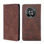 Per onore Magic4 Skin Feel Magnetic Orizzontal Flip Leather Case (marrone scuro)