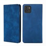 Per Samsung Galaxy A03 EU EDIZIONE EU 166mm Selva della pelle Magnetico Custodia per telefono a flip orizzontale (blu)