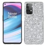 Per OnePlus Nord CE 2 Lite 5G Glitter Powder Shock Auroofricon TPU Protective Telefono (Silver)