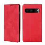 Per Google Pixel 7 5G Skin Feel Magnetic Orizzontal Flip Leather Case (rosso)